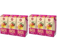 Höllinger Bio Succo di Mango Organico, Confezione da 6x200ml, Bevanda Naturale, Non da Concentrato, Vegano