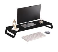 Hölzerner PC-Monitor-Organizer mit 4 USB-Anschlüssen - Monitorständer aus Holz zur Erhöhung des Bildschirms | Schreibtisch Organizer für Büro Schule Wohnung & Studentenwohnheim | Platzsparende