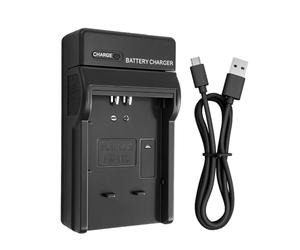 Hoembpn Caricabatteria per fotocamera USB NB-11L Type-C/Micro-USB a doppia porta, indicatore di carica LED, compatibile con Canon IXUS 132 150 155 160 170 275 HS PowerShot A2300 A2500 A2600 ELPH 110