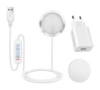 Hoembpn Kit Luce LED per Paralume da Stampa 3D Bambu Lab, Luci LED USB con Interruttore On/Off, 3 Modalità di Luce Bianca (Fredda/Calda/Naturale), 10 Livelli di Luminosità, con Adattatore USB