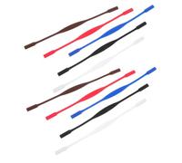 Hoement 10 pezzi Catenelle per Occhiali in Silicone Regolabili Antiscivolo Cinghie per Sport e Uso Quotidiano Comfort e Fissaggio Sicuro