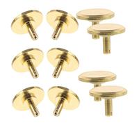 Hoement 10 Pezzi Copri Secondi in Rame per Orologi da Parete Fai da Te Accessori Robusti per Riparazione Meccanismo Quarzo Protezione Indicatore e Facile Installazione