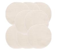 Hoement 10 Pezzi Panni per Vaporiera in Cotone Riutilizzabili Tondi Beige Non Aderenti per Dim Sum e Gnocchi Facili da Pulire per Uso in Industrie Alimentari