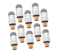 Hoement 10 pezzi Punte di Ricambio per Penna Stilo Nibs in Fibra Conduttiva Threaded Compatibili con Schermi Touch Capacitivo Alte Prestazioni e Sensibilità Elevata