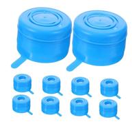 Hoement 10 pezzi Tappi Ricambio per Boccioni d'Acqua Riutilizzabili Tappi Impermeabili Anti-trabocco per Brocche e Bottiglie Materiale Resistente e Facile da Pulire Compatibili con