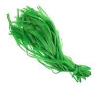 Hoement 100 Pezzi Borsa Rete Nylon Verde Sacchetti Protettivi Resistenti per Frutta e Prodotti Acquatici Leggeri e Riutilizzabili per Spesa e Conservazione