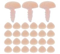 Hoement 100 Pezzi Nasi di Plastica Triangolari per Peluche Conigli e Orsetti, Accessori per Fai da Te per Casa e Ufficio, Migliora la Tenerezza e Uso Versatile