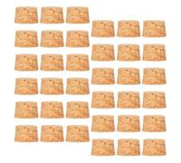 Hoement 100 Tappi in Sughero Conici e Rotondi per Bottiglie di Vetro Tappi Ermetici Riutilizzabili in Legno Morbido 3X25X15 CM Sigillo Resistente per Decanter Brocche e Contenitori