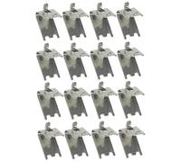 Hoement 16pezzi Ganci Di Supporto Per Ripiani Frigorifero Inossidabile Clip Per Mensole Congelatore Facili Da Installare Resistenti e Duraturi Per Organizzare Spazi Cucina e Freezer