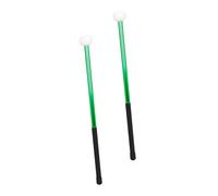 Hoement 1paio Bacchette per Rullante in Lega di Alluminio con Testa in Feltro Resistenti e Confortevoli per Esercizi di Batteria e Performance Marching Drum Sticks