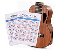 Hoement 1pezzi Electric Guitar Chord Practice Chart Plate Paper Training Guide for Students and Teachers Lightweight and Portable Chord Learning Tool