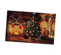 Hoement 1pezzi Sfondo Tema Natalizio in Arazzo Natalizio per Decorazione Sfondo Fotografico per Casa e Ricordi
