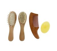 Hoement 1set Bagnetto Ragazzo Ragazza Con Spazzola Massaggiante e Pettine Delicato Sulla Per La Pulizia e Comfort Del Capelluto Durante Bagno