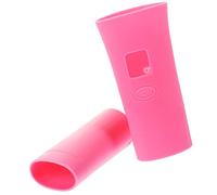 Hoement 1set Protezione Silicone Per Microfono Copertura Antiscivolo Per Compatibile Microfoni Wireless Bbs u Colore Rosa Resistente Urti e Facile Da Usare Per Eventi Ktv e Palchi