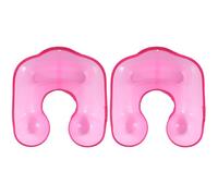 Hoement 2 pezzi Vaschetta per Permanente Capelli Supporto Collo in Plastica Resistente per Parrucchieri e Uso Domestico Accessorio Professionale per Lavaggio e Colorazione Capelli
