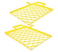 Hoement 2 Pezzi Vaschetta Vernice in Plastica Robusta Filtro Vernice per Uso Domestico e Progetti Te Organizzatore per Pennelli e Rulli Accessorio per Forniture Pittura Casa