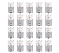 Hoement 20 pezzi Clip in Acciaio Inossidabile per Mensole Frigorifero e Congelatore Supporti Resistenti per Sostituzione Ganci Mensole Frigo e Raffreddamento Adatti Freezer Forno e