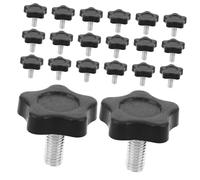 Hoement 20 Pezzi Piedini Regolabili per Mobili con Vite Livellatrice Supporti Antiscivolo per Gambe Tavoli Sedie e Armadi Piedini Facili da Installare per Casa e Ufficio