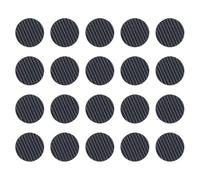 Hoement 20 Pezzi Protezione per Plettro Chitarra in Gomma Nera Impugnatura Pratica Antiscivolo Facile da Conservare Accessorio Musicale per Fingerpicking