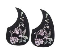Hoement 2pezzi Adesivo Protettivo Antigraffio Per Chitarra Battipenna Per Chitarra Acustica Design Elegante e Decorativo Facile Applicazione e Resistente