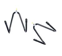 Hoement 2sets Ganci Da Muro Per Tavole Da Surf e Strumenti Supporti Robusti Per Guitare e Facile Installazione e Design Elegante Per Interni Ed Esterni