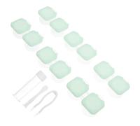 Hoement 2sets Scatole Trasparenti Per Lenti Contatto Contenitore Portatile Per Degli Occhi e Pratico Per Viaggi Per Regali e Occasioni Speciali