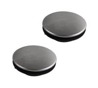 Hoement 3 Pezzi Copriforo per Rubinetto Lavandino Cucina Tappo per Foro Lavandino 31-40Mm Copri Foro Decorativo Argento Montaggio Rapido e Tenuta