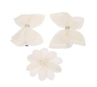 Hoement 3 Pezzi Fermagli per Capelli con e Perle Clip alla Coccodrillo Resistenti e Leggere Accessori per Donne e Ragazze per Scuola Ufficio e Occasioni Casual