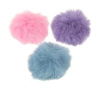 Hoement 3 Pezzi Windproof Plush Microphone Windscreen Cover For Lavalier Mics Clip Noise Reduction For Outdoor Interviews Streaming Broadcasting