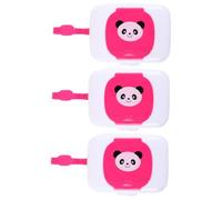 Hoement 3pezzi Scatola Portatile Per Salviette Umidificate Per Design Leggera e Comoda Per Viaggi e Attività All Aperto Perfetta Per Mamme e Papà