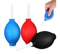 Hoement 3pezzi Soffiatore Per Kit Per Obiettivi Fotocamera Per Facile Usare e Portatile Colori Blu e