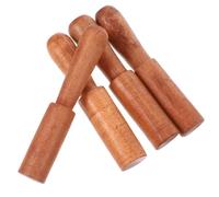 Hoement 4 Pezzi Bastoni in Legno per Ciotola Sonora Buddha Mallet Accessorio per Meditazione Bacchette da Bussare e Battitore per Ciotola da Canto