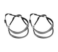 Hoement 4 Pezzi Cinturini Elastici per Tacchi Alti con Pietre Decorative, Fascia Anti-allentamento e Staccabile, Accessorio Decorativo per Scarpe senza Cinturini, Donna, Regolabile