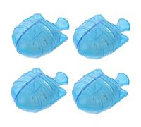 Hoement 4 Pezzi Filtri per Acquario Forma di Pesce in Plastica per Evaporatore e Vasca Pesci, Pulizia Minerali e Riduzione Polvere Bianca