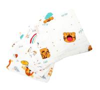 Hoement 4pezzi Asciugamani Per Cotone Assorbente Salviette Quadrate Per Pulizia Viso e Saliva Leone Cavallo Arcobaleno