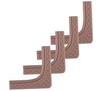 Hoement 4pezzi Paraspigoli Per Mobili Protezione Angoli Ragazza Adatto Superfici Finestre Credenze Senza Fissaggi Installazione Facile Pulizia Rapida Lavabile Acqua Protezione Affidabile m