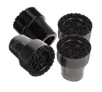Hoement 4pezzi Punte Antiscivolo Per Bastoni Da Cammino Coperture Resistenti Per Bastoni e Stampelle Accessori Di Alta Qualità Per Poles Da Trekking e Camminata