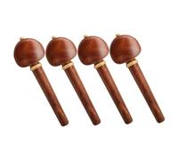 Hoement 4pezzi Pz Piroli Per Violoncello Legno Massello Accessori Per Strumenti Musicali Regolabili e Facili Da Installare Per Musicisti e Insegnanti Violoncello