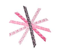 Hoement 5 Pezzi Cerchietto per Chioma Rosa Nastro Leggero e Confortevole per Eventi Sociali e Sensibilizzazione sulla Salute Femminile