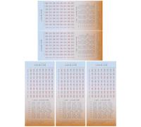 Hoement 5 Pezzi Libro i Ching dei Mutamenti 64 Esagrammi in Carta