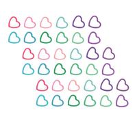 Hoement 50 Pezzi Marcatori per Uncinetto a Forma di Cuore in Metallo Leggero per Contare Le Maglie Accessori per Lavorare a Maglia e Uncinetto per Ricamo e Trapunta Colore Colore Casuale