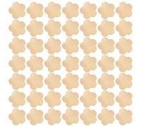 Hoement 50 Pezzi Pezzi di Legno Beige Non Finito per DIY Fai da Te Decorazioni da Appendere Accessori per Matrimonio Festa Casa Artigianato Resistente e Duraturo