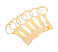 Hoement 6 Anelli di Trazione per Culla e Box per Piccoli Maniglie Sicure per Esercizi di Camminata e Supporto per i Primi Passi Accessori Colorati per Stimolare Gioco e Apprendimento in