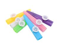 Hoement 6 Pezzi Kazoo in Plastica Strumento Musicale Portatile per Ragazzo Ragazza e Prescuola Giocattolo Flauto per Apprendimento e Feste Facile da Usare e Pulire