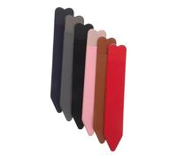 Hoement 6 Pezzi Porta penna adesivo custodia per penna stilo per dispositivi touchscreen custodia antivento per penne touch e matite elettroniche organizer per tablet (6 colori [1 per