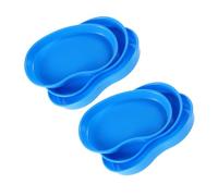 Hoement 6 Vassoi Portapillole in Plastica ABS Resistenti Separatore per Carrello Medico Piccolo Organizzatore per Conteggio Pillole in Cliniche Ospedali e Uso Domestico