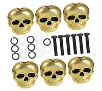 Hoement 6pezzi Piroli Meccaniche per Chitarra di Accordatura Resistenti e Robusti Compatte e Creative Accessorio per Chitarra Parti di Antiruggine Elevate Prestazioni di Stabilità