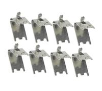 Hoement 8pezzi Clip Per Ripiano Frigorifero Per Congelatore e Frigorifero Facile Installare Design Ripiani e Congelatori