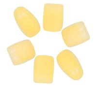Hoement Accessori Sassofono 6 Pezzi Rialzi Tasti Laterali in Silicone Giallo Sostituibili per Protezione Chiavi Laterali Sax