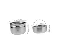 Hoement Acciaio Pentola Cuociriso Elettrico con Vaporiera Separatore e Scolapasta per Controllo Zuccheri e Cottura Uniforme